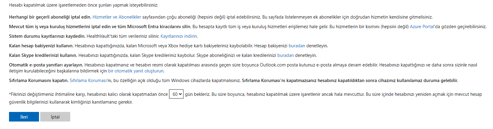 Hotmail Ne Kadar Sürede Kapanır