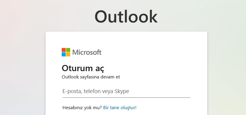 Dsi Outlook Mail Giriş Yapamıyorum