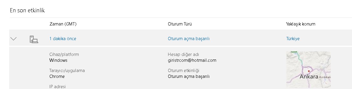 Hotmail Hesabını Güvenli Yapma