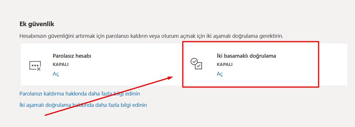 hotmail doğrulama kaldırma